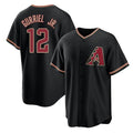 Arizona Diamondbacks #12 Lourdes Gurriel Jr. Black Cool Base Stitched Baseball Jersey HELVY