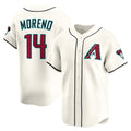 Arizona Diamondbacks #14 Gabriel Moreno Cream Home Limited Player Baseball Jersey HELVY
