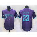 Arizona Diamondbacks #23 Zac Gallen Purple 2025 City Connect Limited Stitched Baseball Jersey HELVY