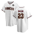 Arizona Diamondbacks #23 Zac Gallen White 2023 World Series Cool Base Stitched Baseball Jersey HELVY