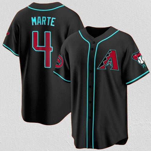Arizona Diamondbacks #4 Ketel Marte 2024 Cool Base Stitched Baseball Jersey HELVY