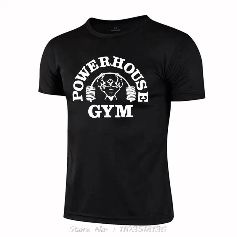 Fashion Quick-drying Oversized T-shirt Running Sports Breathable O-neck Short-Sleeve Muscle Fitness Leisure Unisex Tshirt