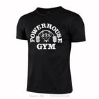 Fashion Quick-drying Oversized T-shirt Running Sports Breathable O-neck Short-Sleeve Muscle Fitness Leisure Unisex Tshirt