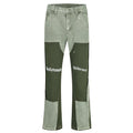 American High Street Heavy Industry Washed Jeans Retro Lumberjack Splicing Flared Pants Men's Tide baggy jeans